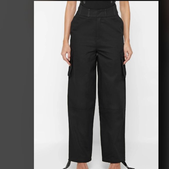 Maniere De Voir CARGO TROUSERS WITH CORSET DETAIL - Picture 6 of 7